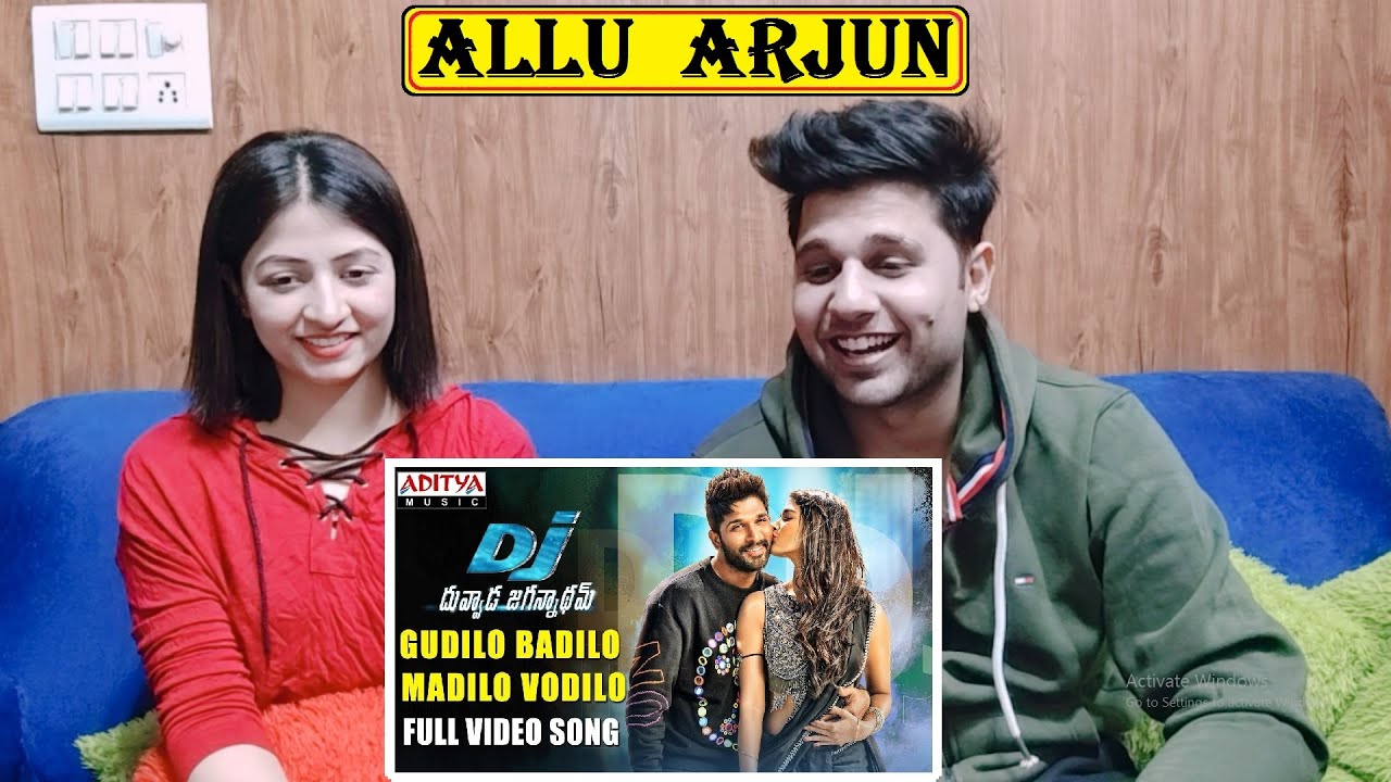 Gudilo Badilo Madilo Vodilo Video Song REACTION | DJ Video Songs | Allu Arjun | SIBLINGS REACTION