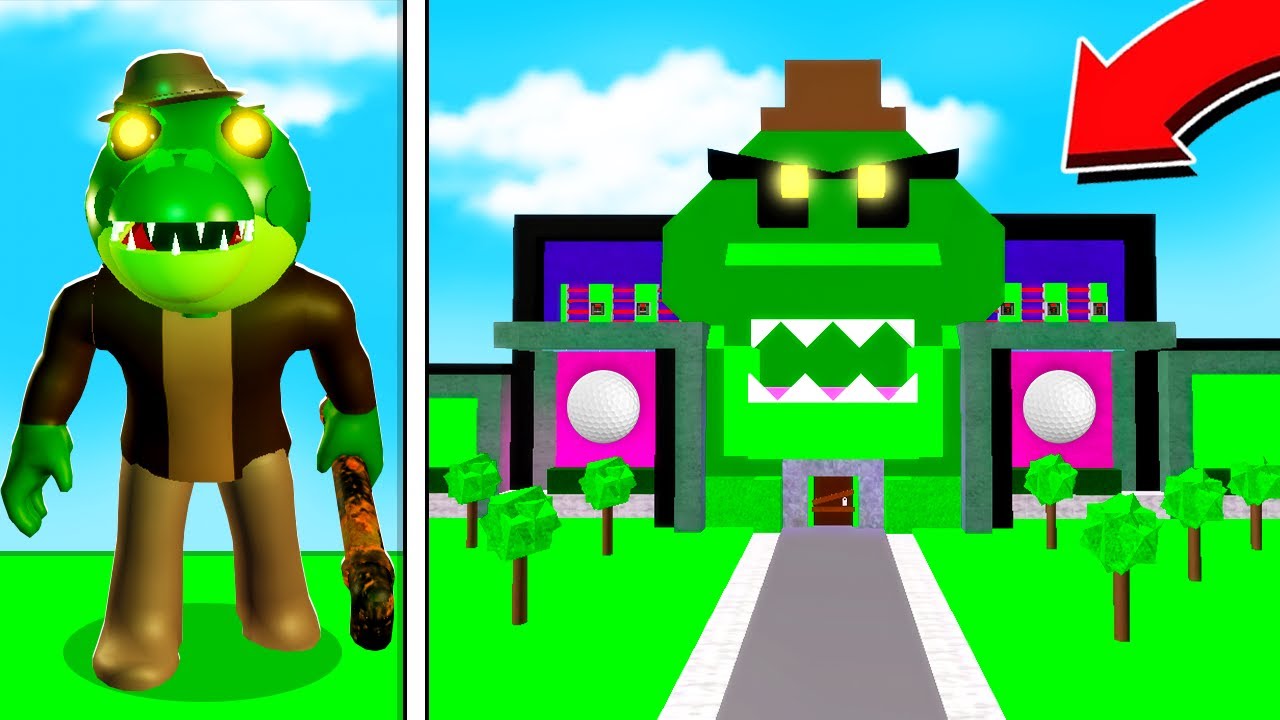 ROBLOX PIGGY AFLIS'S GATOR GOLF! (Piggy Build Mode)
