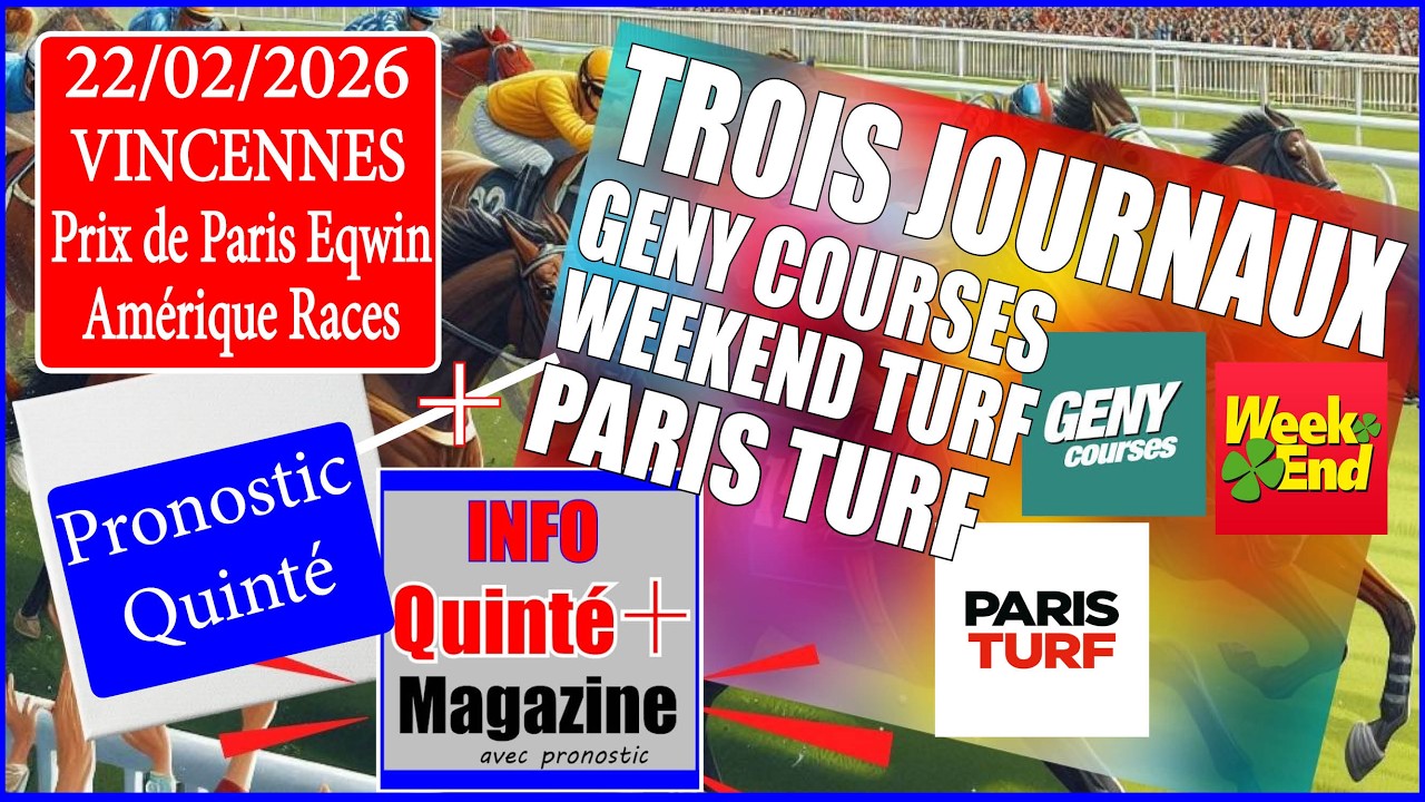 PRIX DE PARIS – Vincennes | Informations et pronostics du 22 février 2026