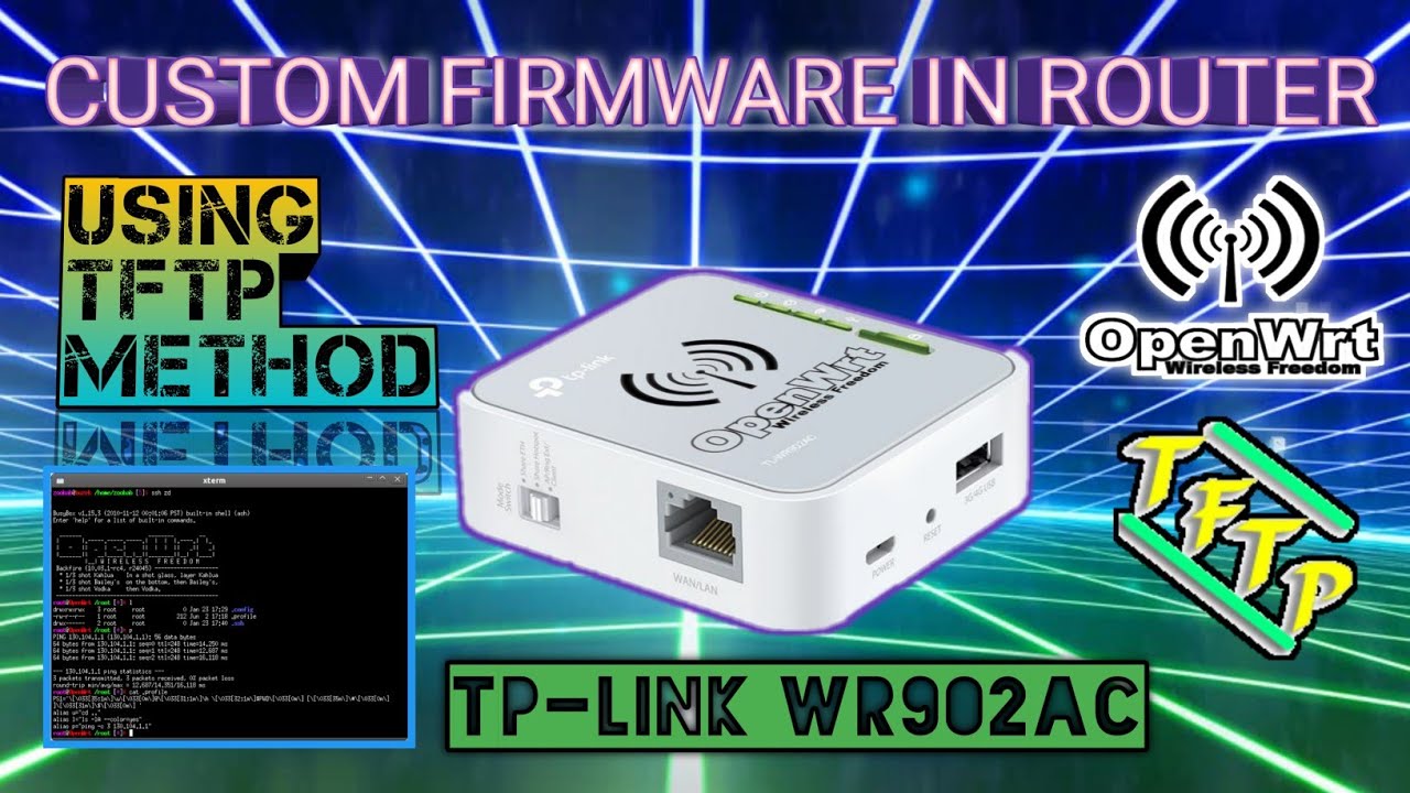 How to install custom firmware(Openwrt) in router using TFTP method | TP-LINK WR902AC (V3)