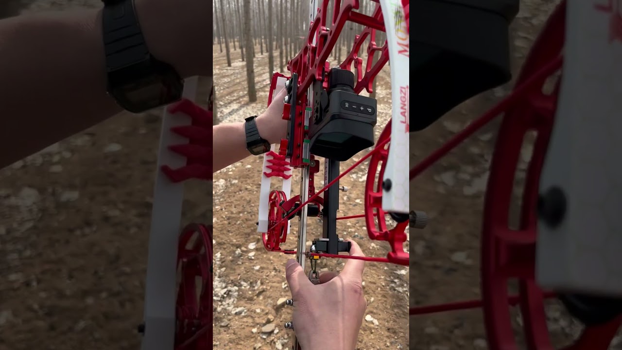 Semi-Automatic Steel Ball Compound Bow#fyp #outdoors #tools #battlefalcon #automatic #archary #test