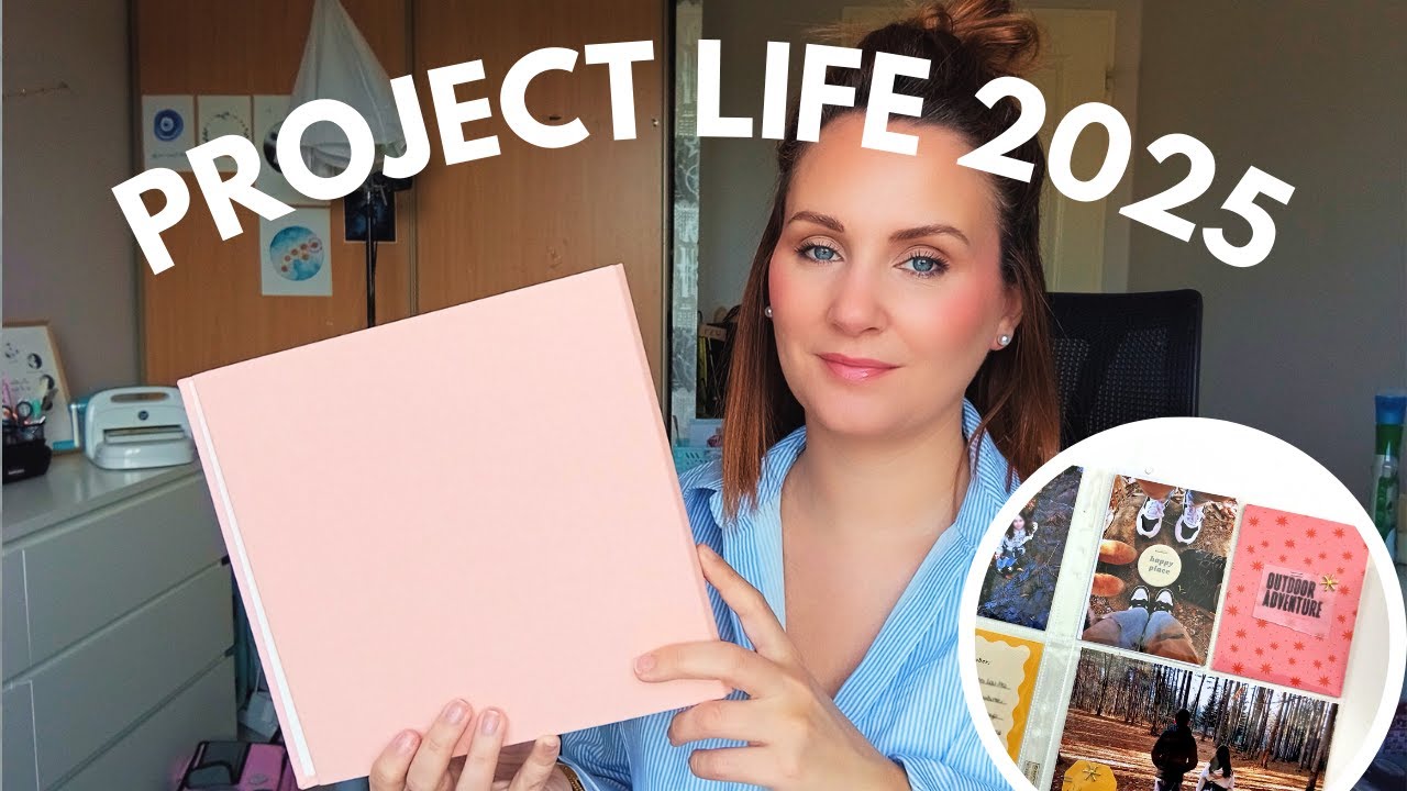 PROJECT LIFE 2025 : j'attaque les 1eres pages !!!