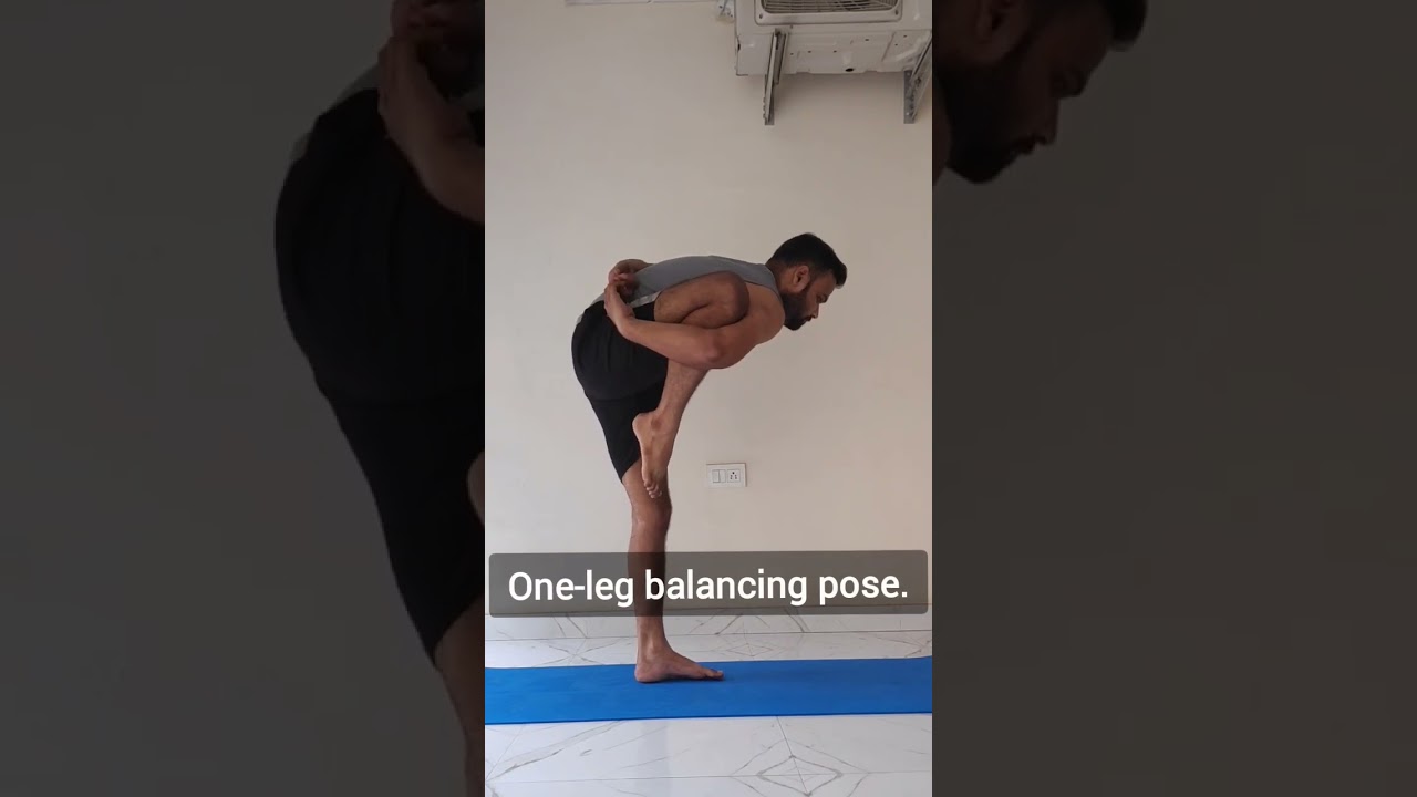 Marichyasana A | Standing Marichyasana | Flamingo Pose Yoga | Marichyasana Balancing yoga 