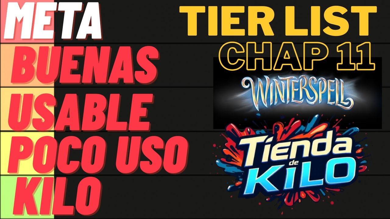 TIER LIST Cartas legendarias l Chap 11 - Winterspell l Lorcana en español