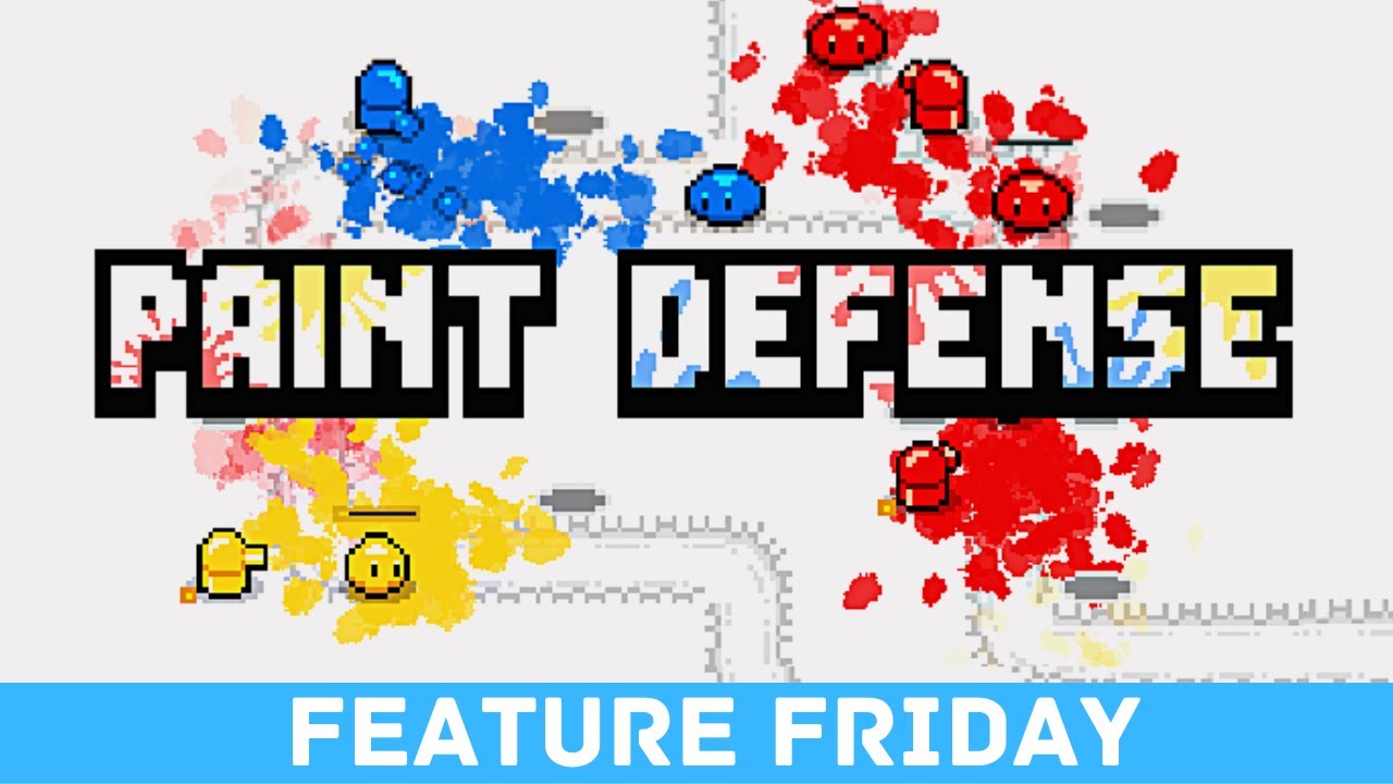 PICK THE RIGHT COLOURS, BLAST THE BLOBS - Tower Defense | Paint Defense [Feature Friday]
