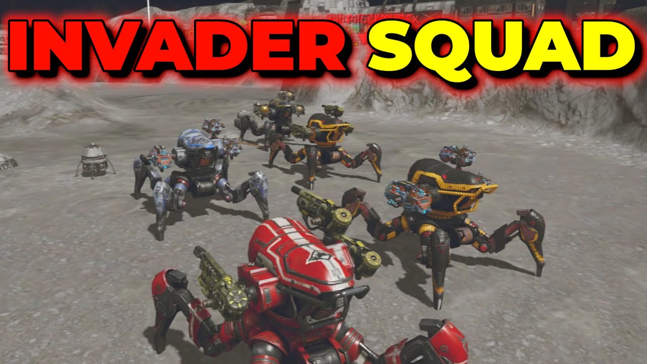 WR - Invader Squad - Jumping Into The Enemy Base | War Robots