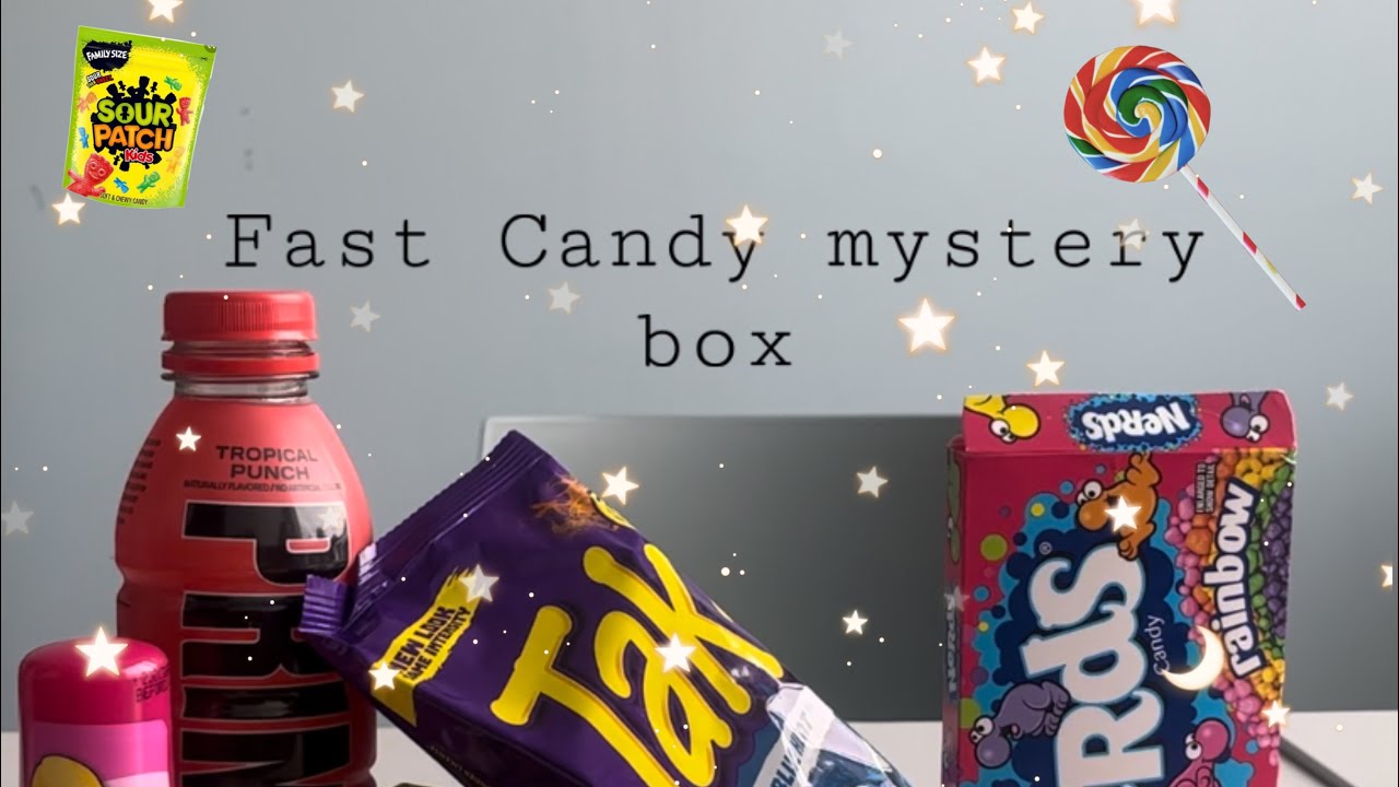 Vi tester Fast Candy mystery box!!