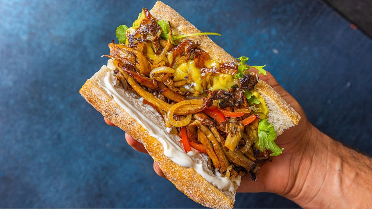 VEGAN CHEESE STEAK SUB | VEGAN JUNK FOOD