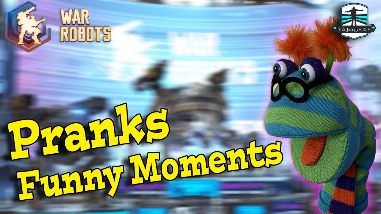 War Robots Funny Moments - FreddyM&rsquo;s Pranks 4K Ultra HD
