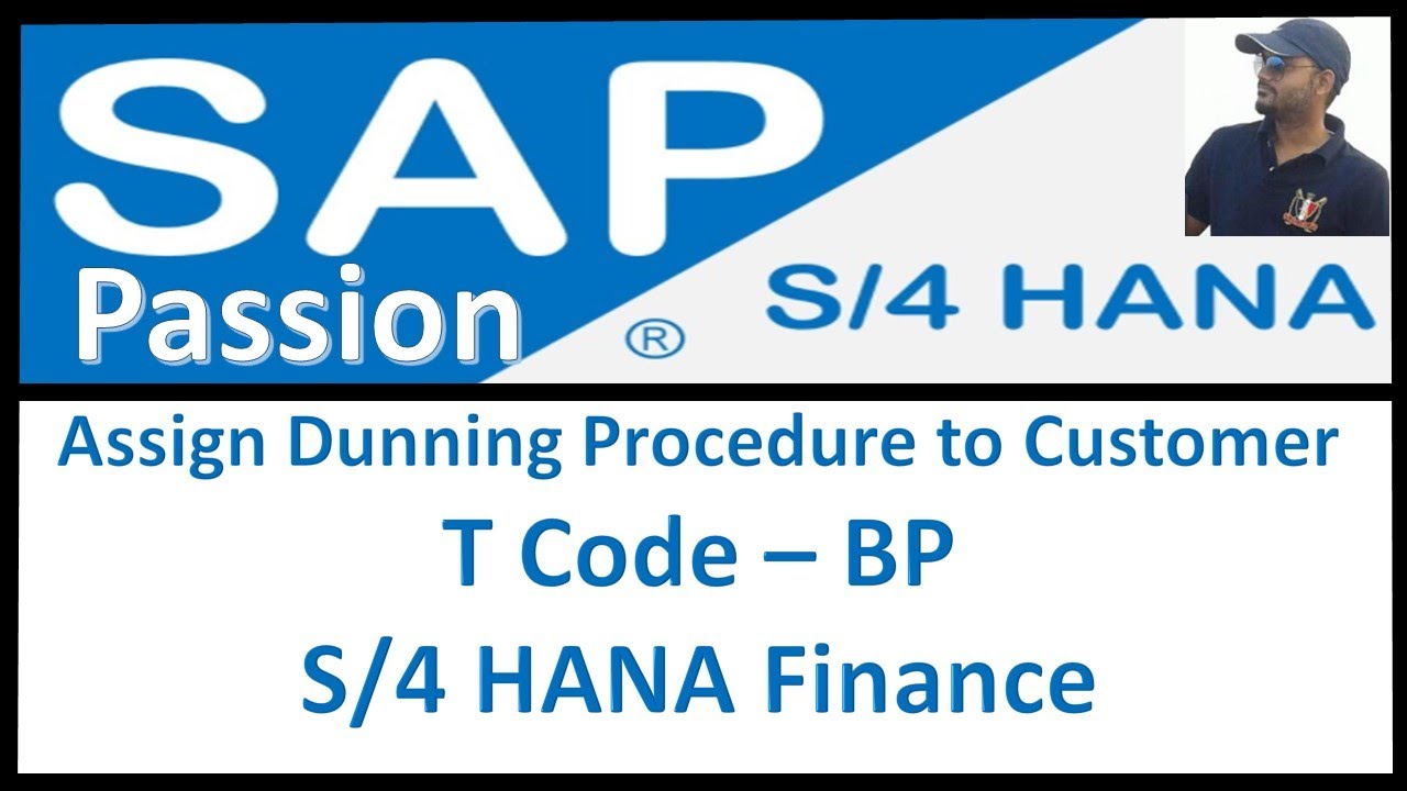 Assign Dunning Procedure to Customer | T Code &ndash; BP | SAP S4 HANA Finance