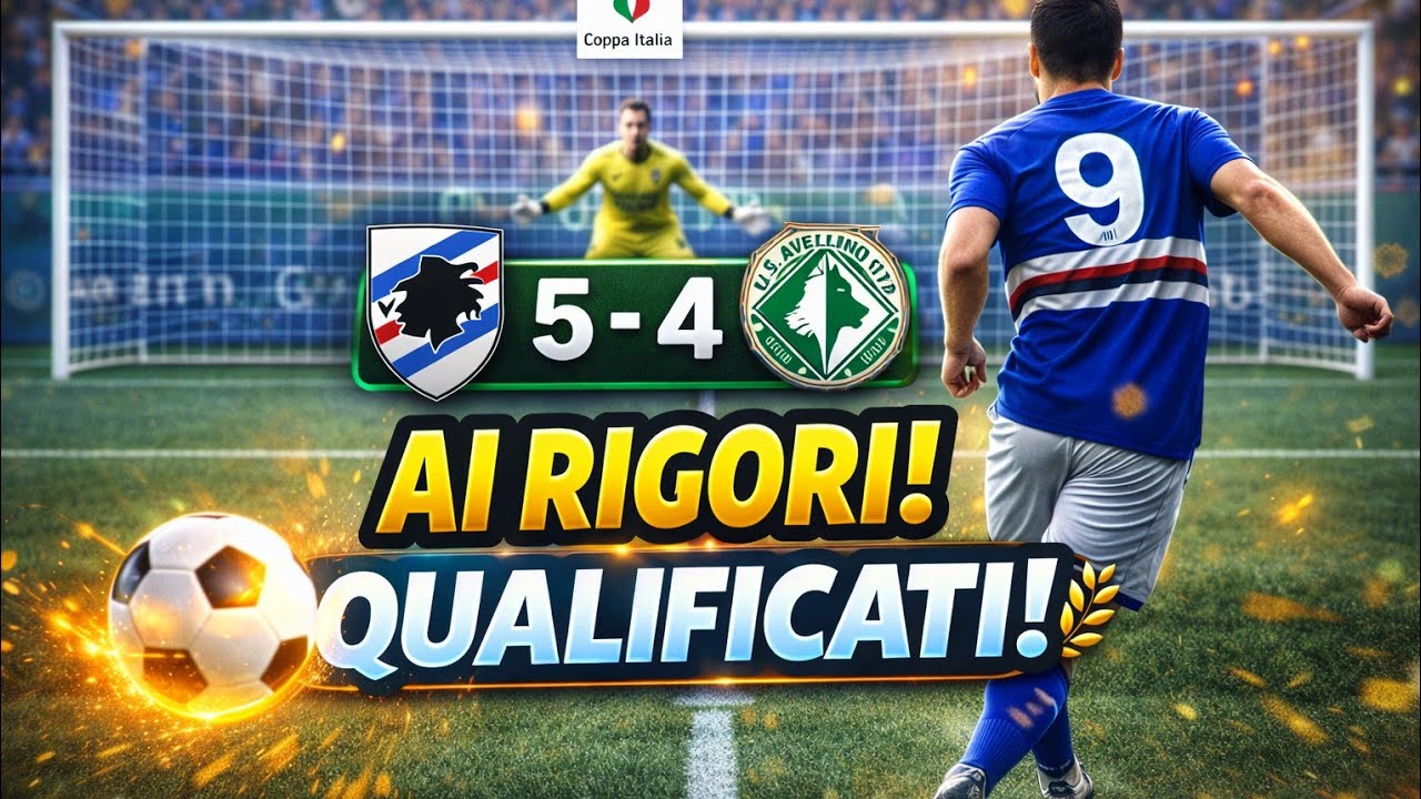 “AI RIGORI! Sampdoria passa il turno ⚽🔥 | Coppa Italia | carriera allenatore #4