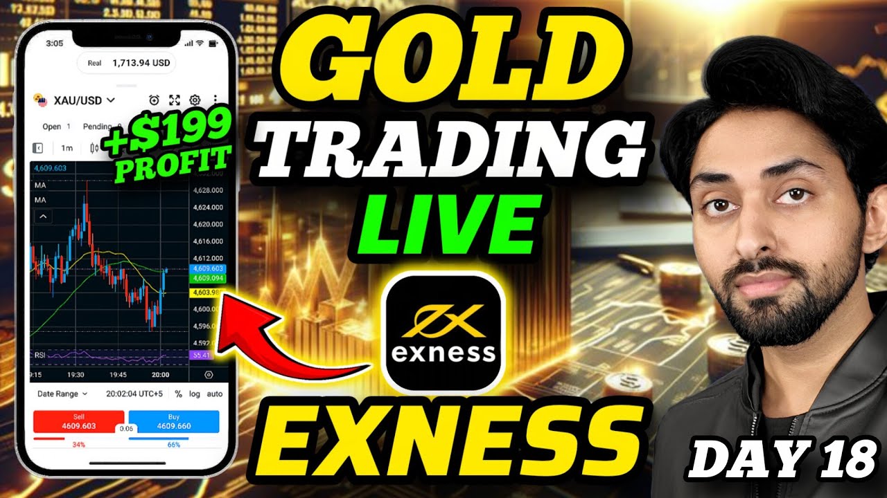 Live Gold Trading Risk Free on Exness | Exness Live Trading 2026