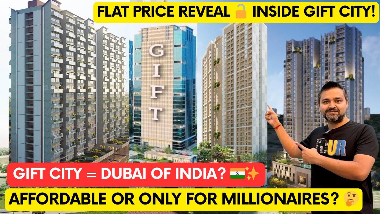 How Much Does It Cost to Own a Flat in GIFT City Right Now? Gift City Residential Property Price 😳