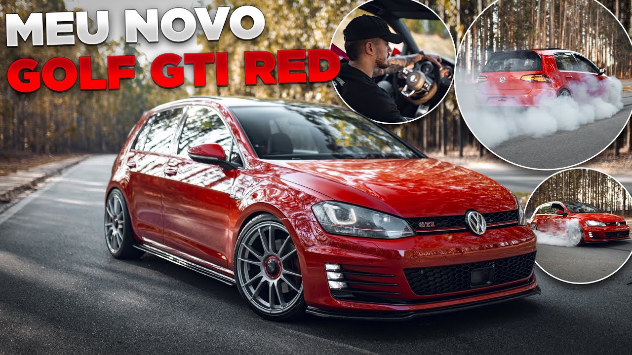 MEU NOVO PROJETO: GOLF GTI RED MK7! COR EXCLUSIVA 😍 ACELERANDO TUDO E PIPOCANDO!!