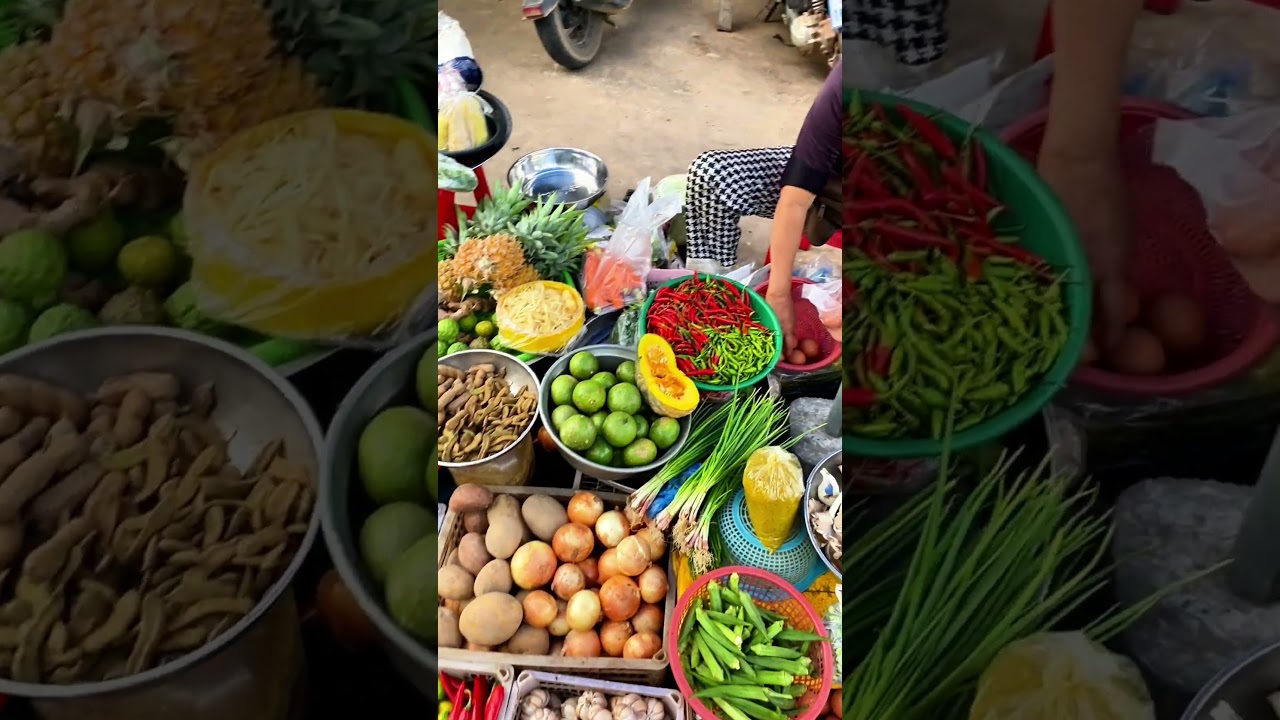 Ryneczek w Kambodży