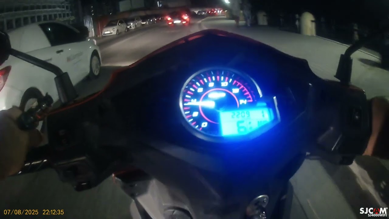 Βόλτα με πανσέληνο Sym vf 125