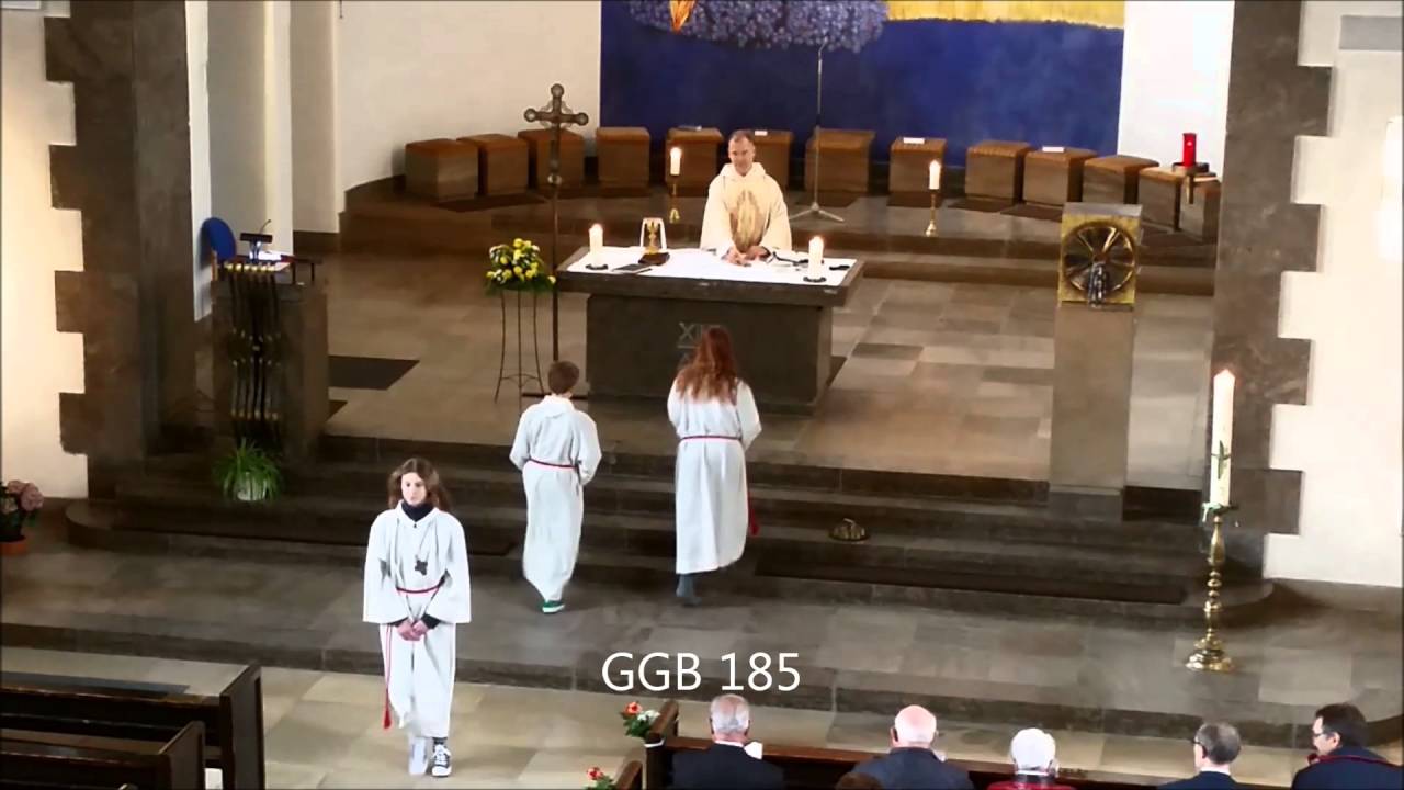 GGB 185  Du hast O Herr dein Leben zur Gabenbereitung - mit Untertitel / english see below