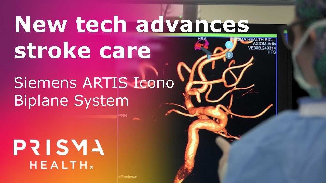 The Siemens ARTIS Icono Biplane System uses new tech to treat strokes and more at Prisma Health