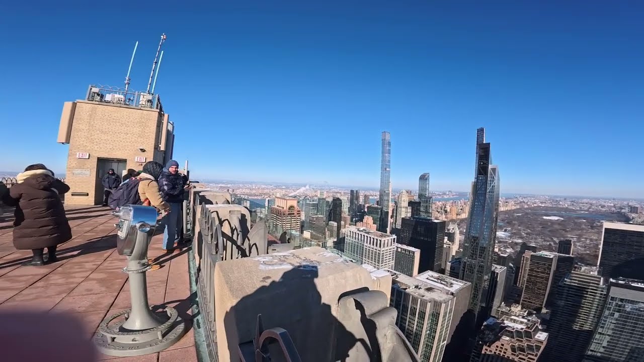 view of Manhattan, Top of The Rock, rooftop