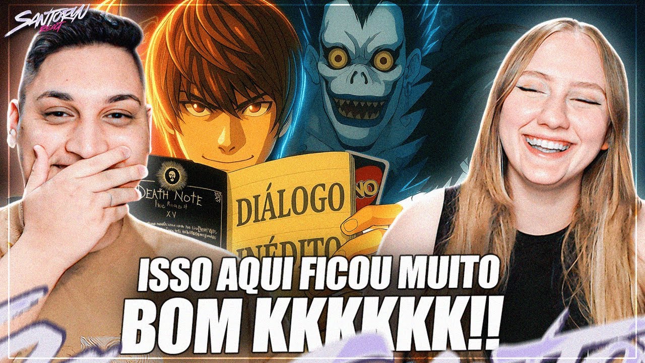 DEATH NOTE E A CONVERSA DO KIRA E O L QUE VOC&Ecirc; N&Atilde;O VIU (Par&oacute;dia Redublagem) - REACT EM CASAL