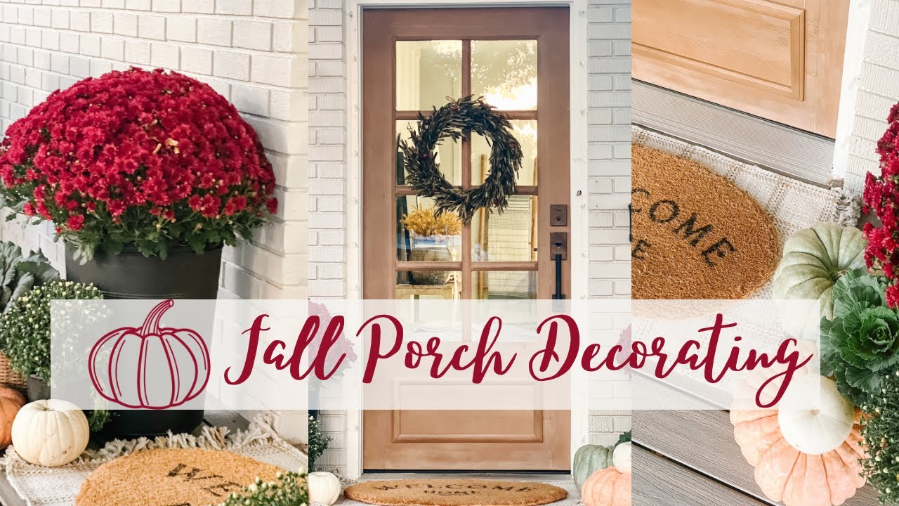 🍂NEW🍂 FALL FRONT PORCH 2023 | FALL PORCH DECORATING