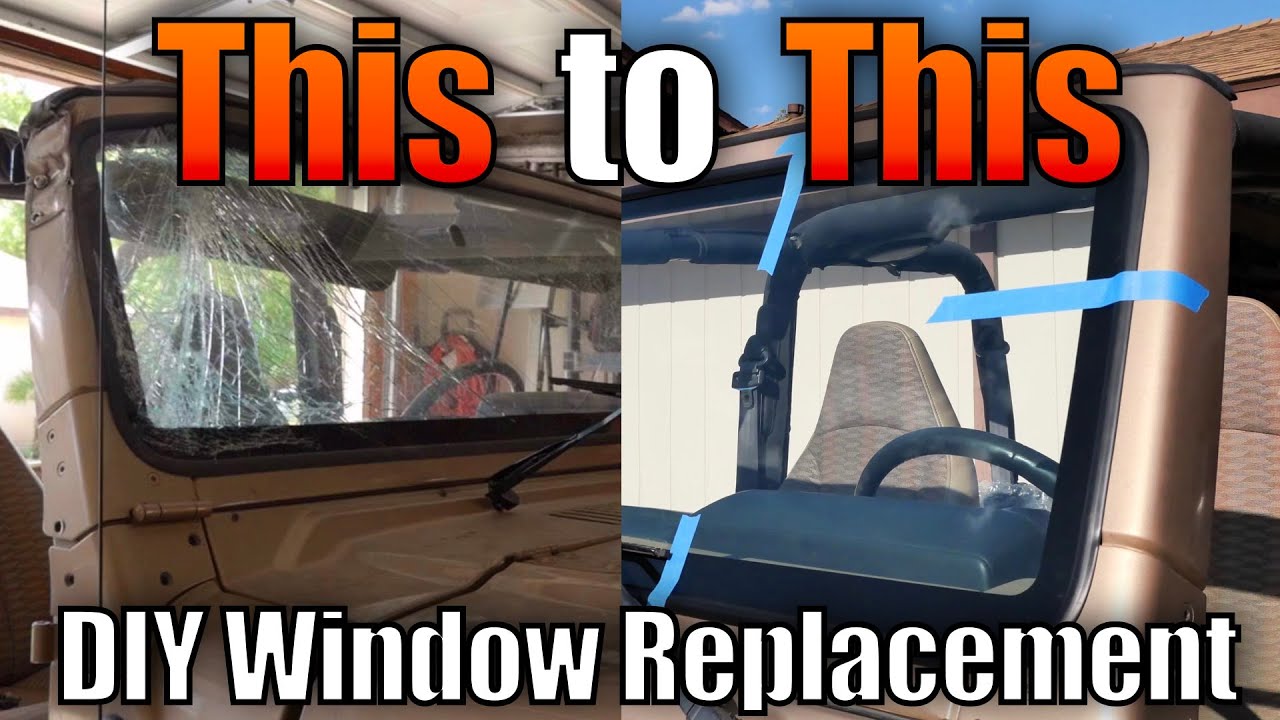 Jeep Windshield Repair - Rolled Jeep Rebuild