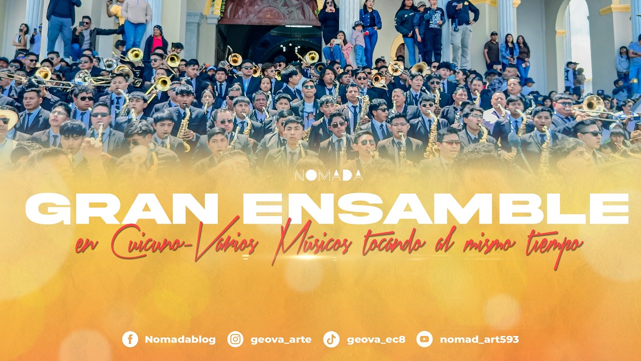 GIGANTESCO ENSAMBLE DE BANDAS 🎺🎷🥳 EL SHOW QUE REÚNE A MILES DE TURISTAS 🎉