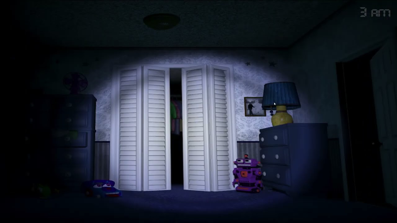 Five Nights at Freddy's 4 1 ночь с страшными роботами
