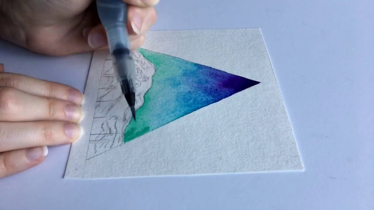 Mt  Rainier Timelapse Painting