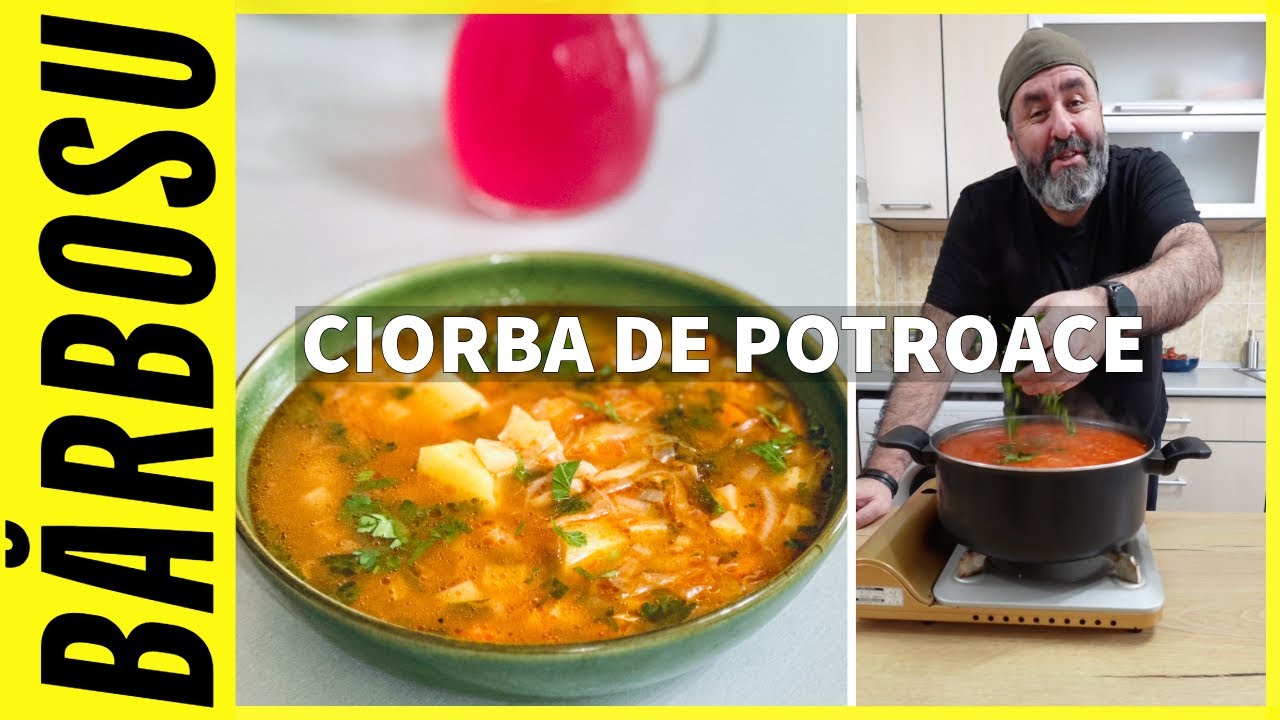 Dau borsul cu carne pe Ciorba asta de Potroace | Ciorba de legume acrita cu zeama de varza