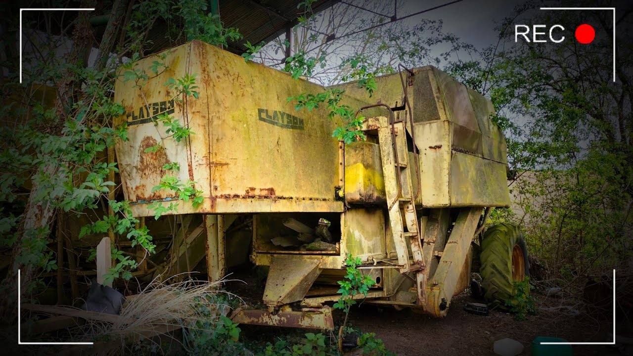 Il RESTE TOUT DANS CETTE FERME ABANDONNÉE ( voiture, tracteur, moissonneuse) urbex !