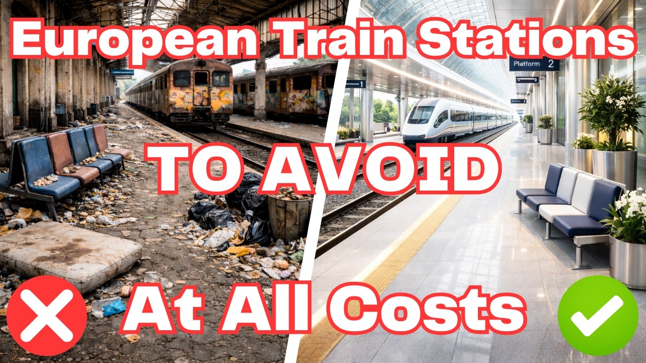 European Train Stations TO AVOID At All Costs (And Few That Are Safe!)
