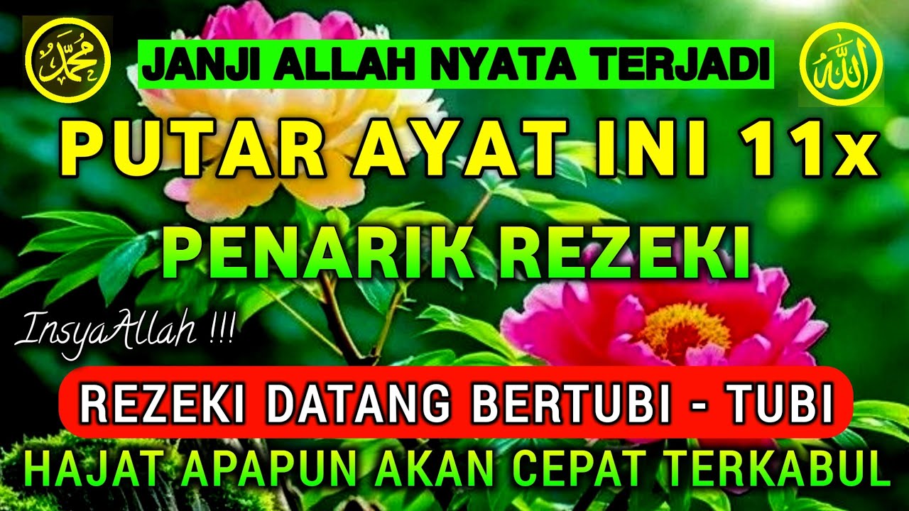 Bacaan Dahsyat! Satu Kali Putar Bisa Datangkan Kekayaan, Kesuksesan, dan Deraskan Rezeki