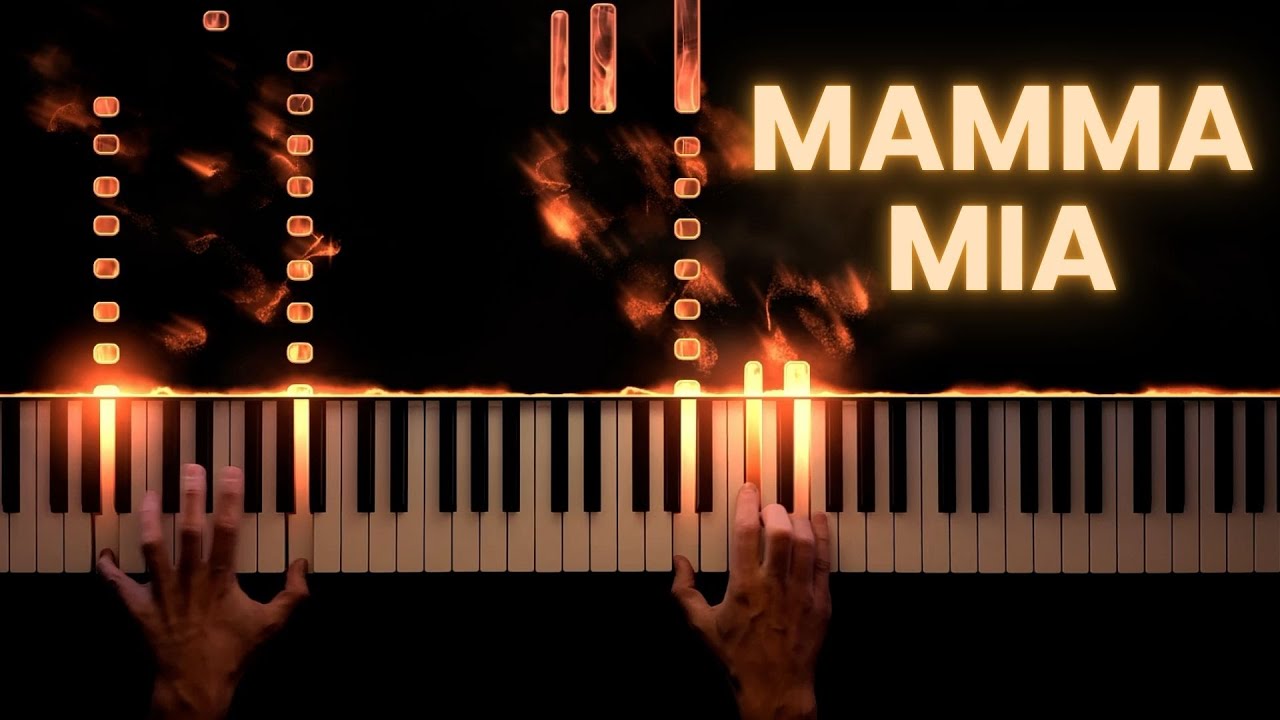 ABBA − Mamma Mia − Piano Cover + Sheet Music