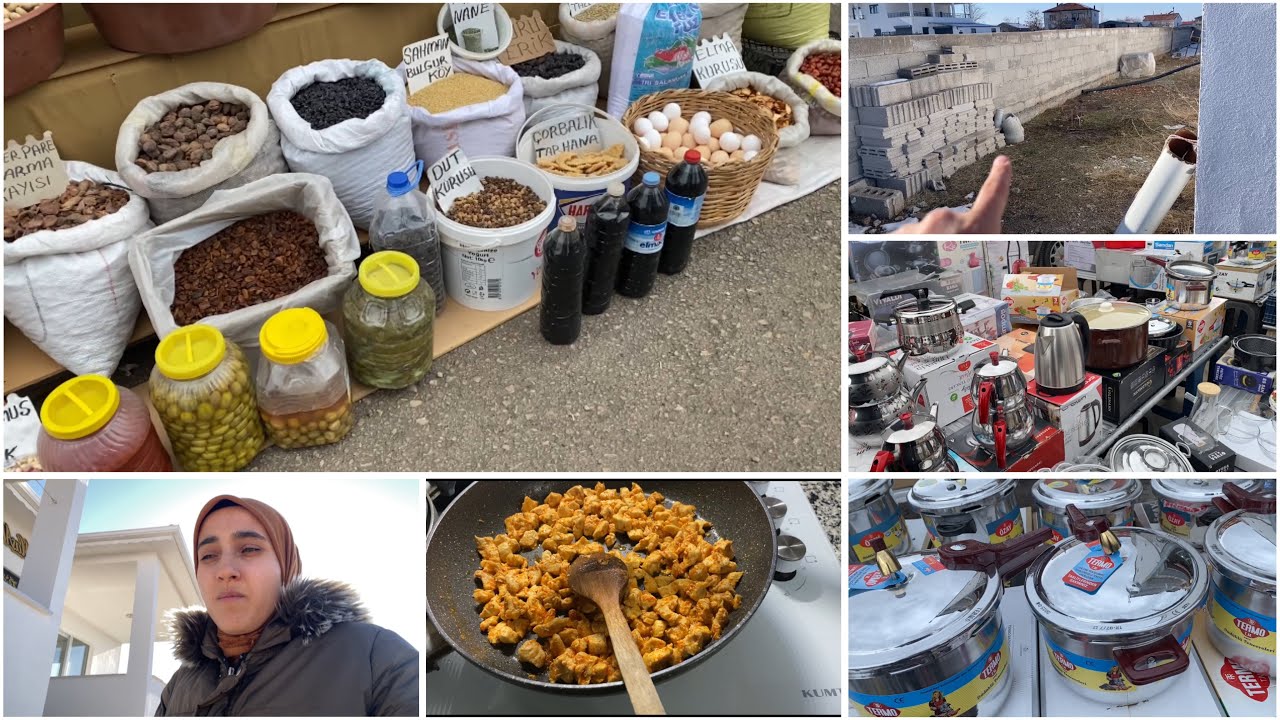 BİTMEYEN EV EKSİKLERİ 🙌🏻PERŞEMBE PAZARI👍PEKMEZİ NE KADARA ALDIK🤌🏻EMİR’İN SEVDİĞİ MENÜ🥰