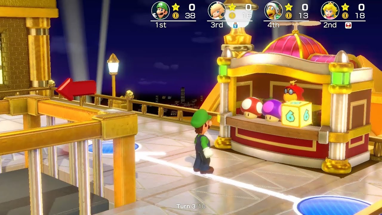 Super Mario Party #8 Kamek's Tantalizing Tower Peach vs Luigi vs Hammer Bro vs Rosalina