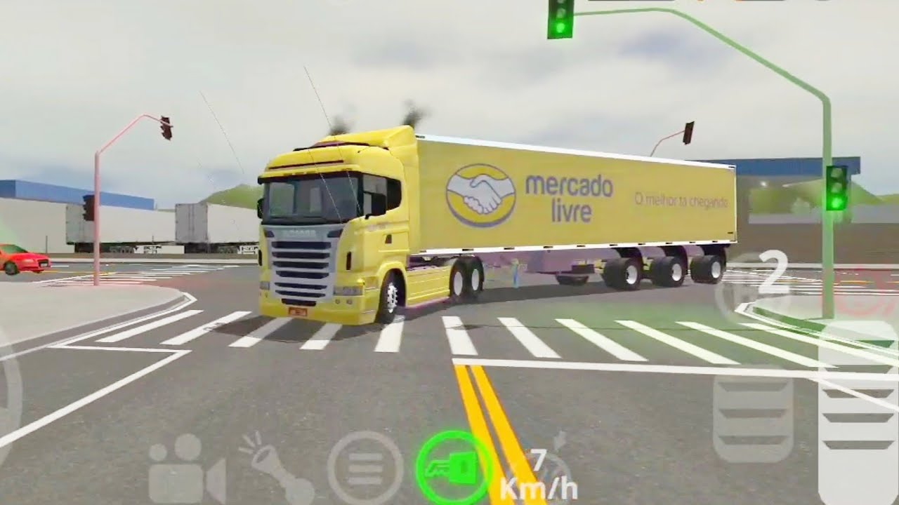 Scania Truck Transporting Barrels Out Of Fuel | The Road Driver Android Gameplay HD