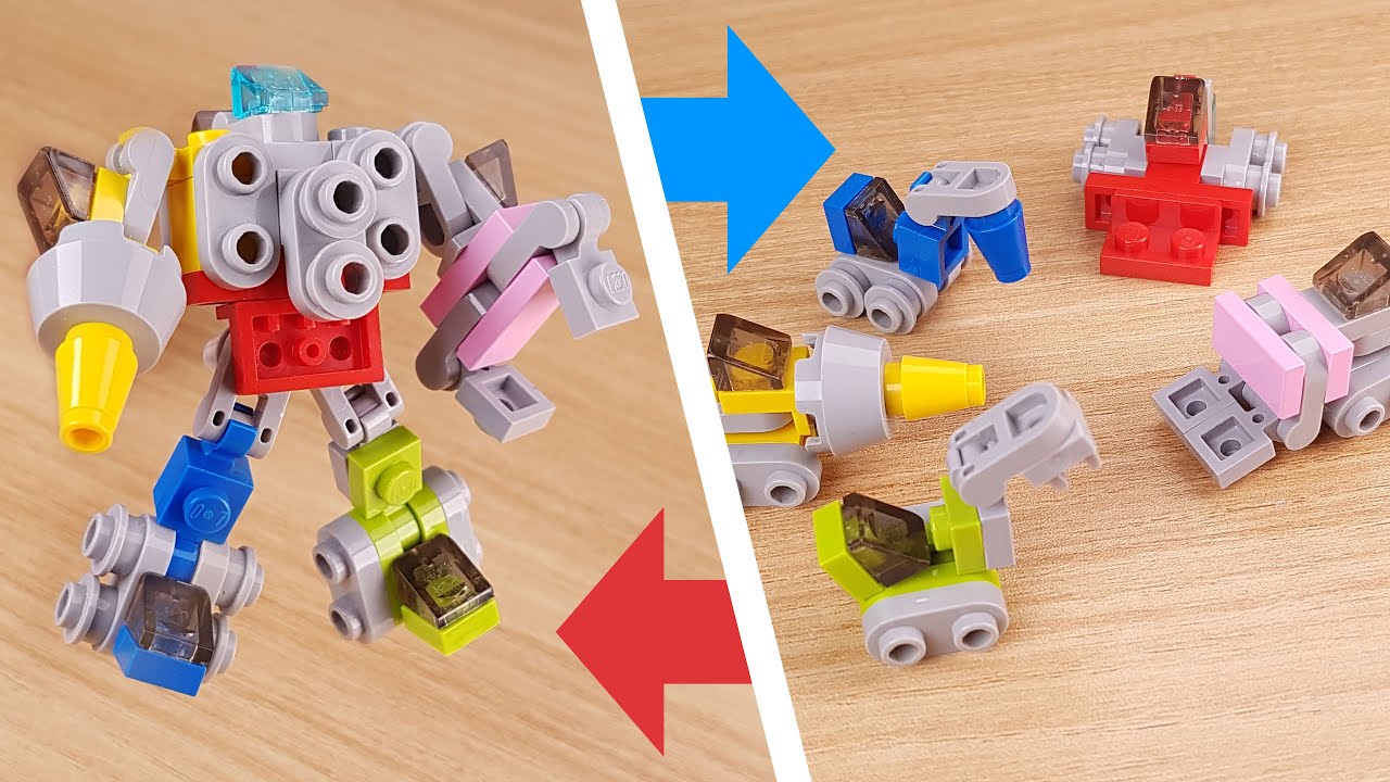 Трансформатор комбайна автомобилей Micro 5 - Megastator (аналогично Megazord и Devastator)