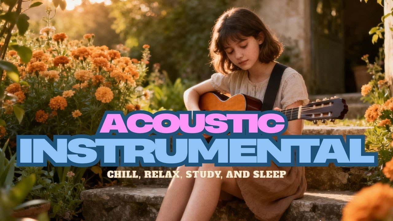 Peaceful Acoustic Guitar 🎸 Relaxing Instrumental Music for Sleep & Calm Nights 🌙
