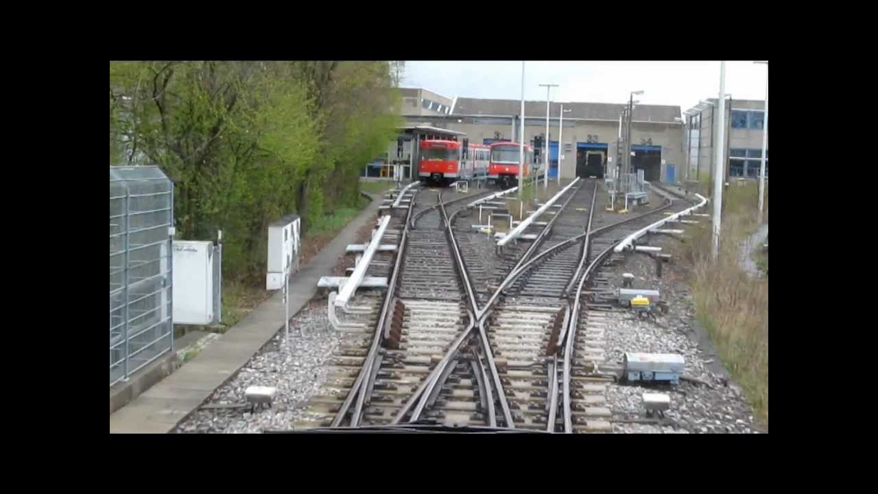 U-Bahn Nürnberg: Mitfahrt im DT3-F vom Scharfreiterring in die Werkstatt [HD]