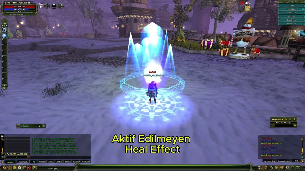 Aktif Olmayan ve Kaldırılan Effectler