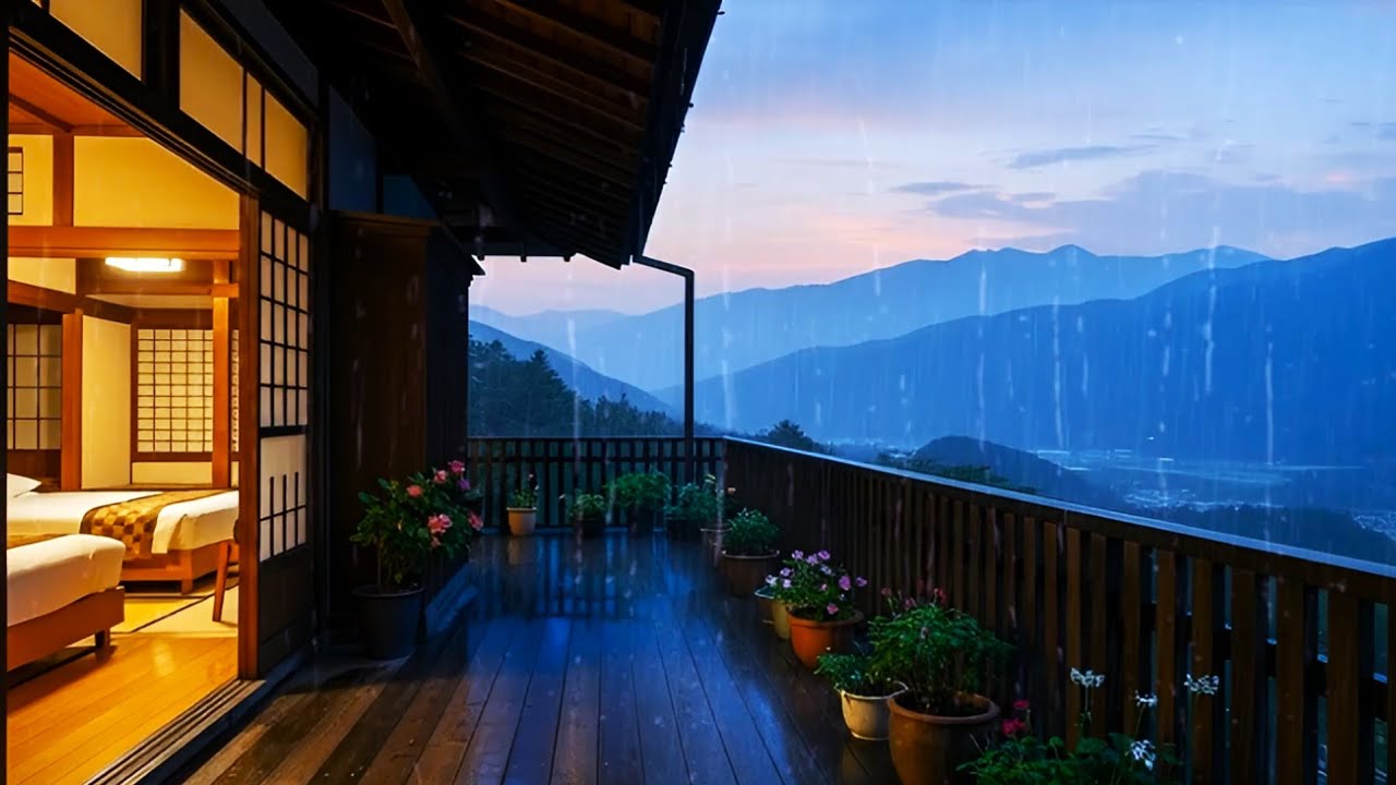 Relaxing Rain Sounds with Soft Piano Music for Sleep, Study and Mind Relaxation