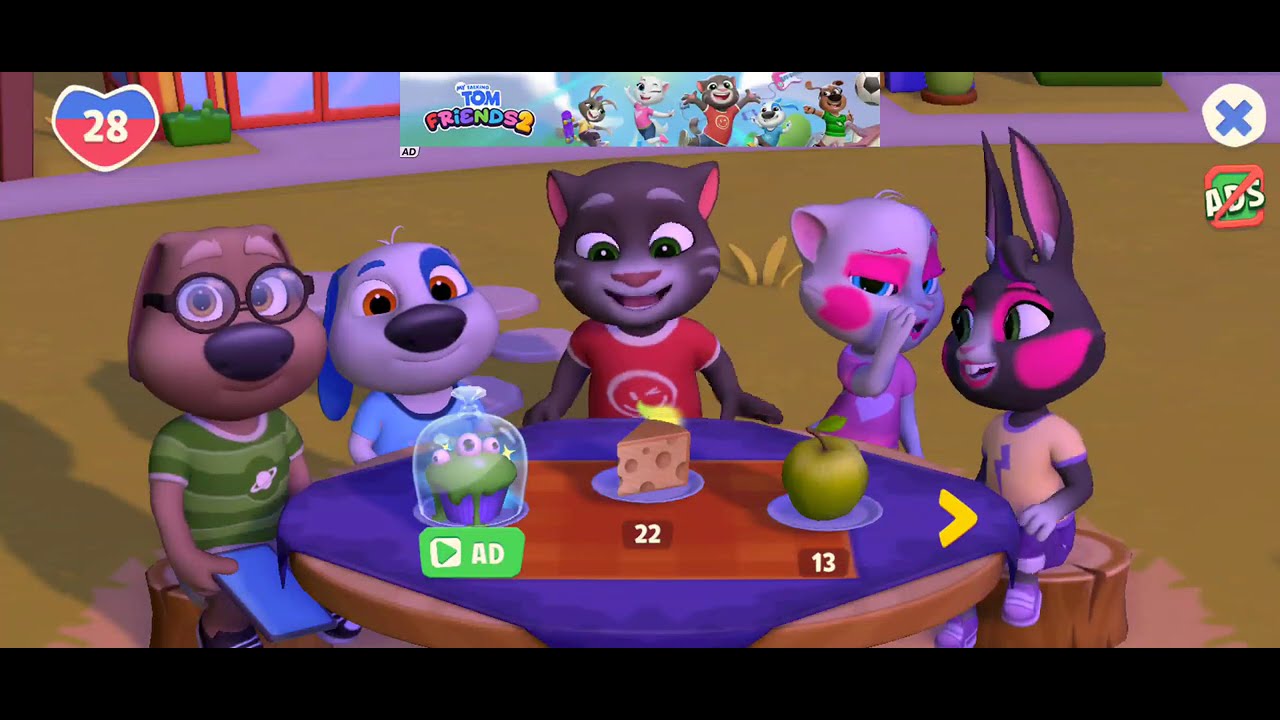 Bed time sleeping time in My taking tom Gameplay Playing with Friends for ios & android