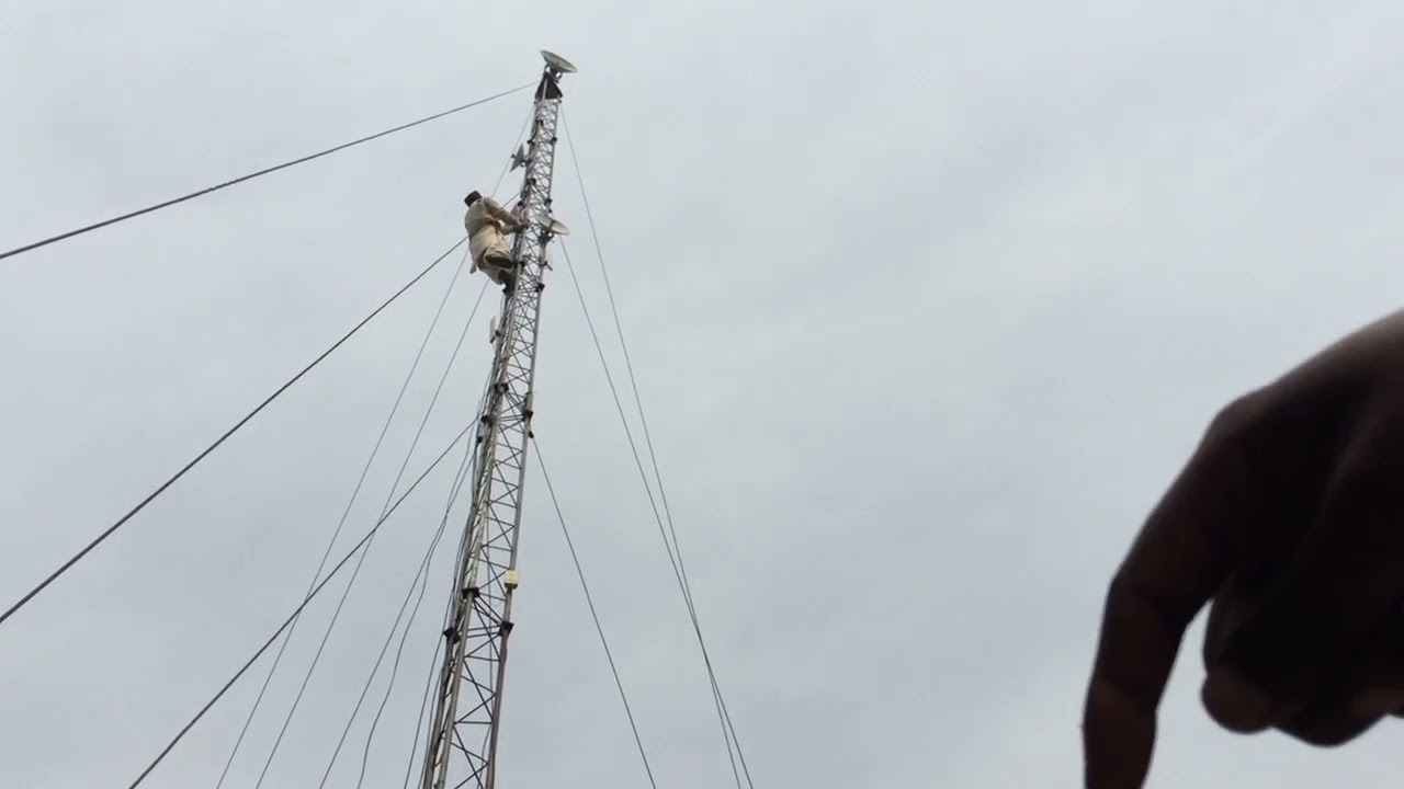New Dish Install on 2nd Tower 🗼- wifi networking - muneer it expert