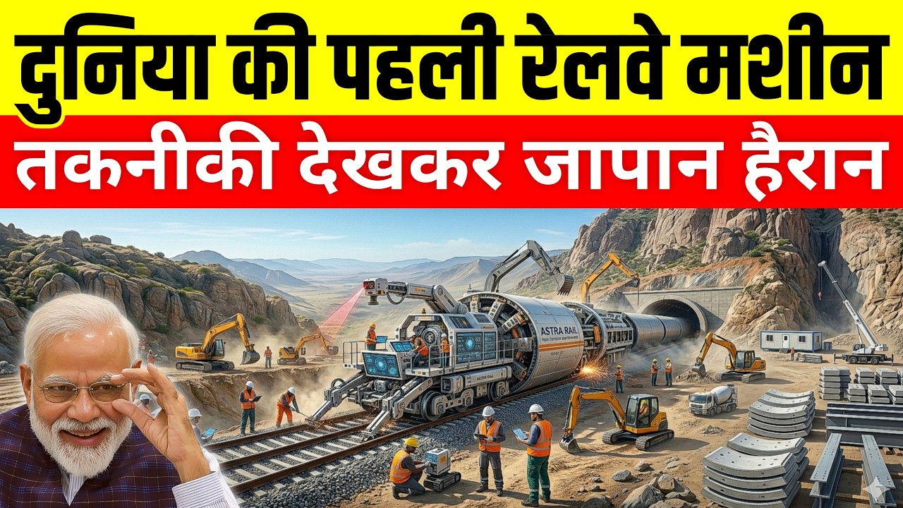 भारत ने बनाई दुनिया की पहली रेलवे मशीन, जिसकी तकनीक देखकर जापान भी रह गया हैरान | Ankit Awasthi Sir