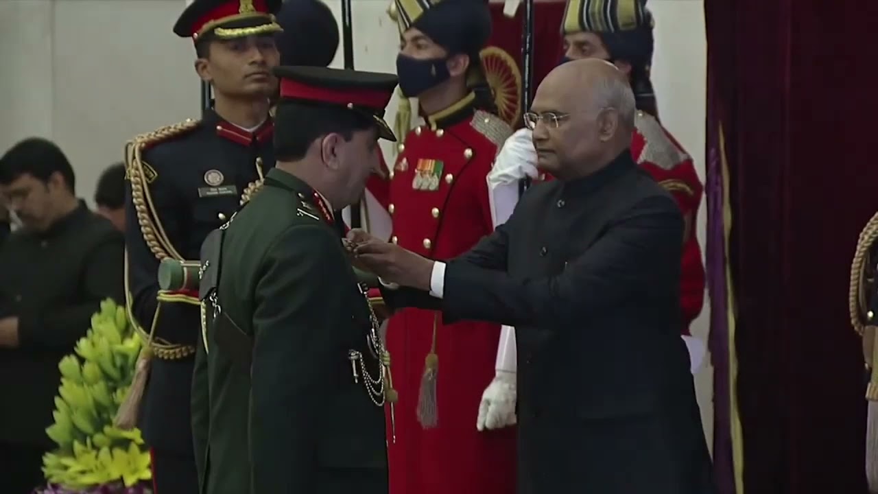 President Kovind presents Ati Vishisht Seva Medal to Lt. General Rakesh Kumar Anand, SM, VSM