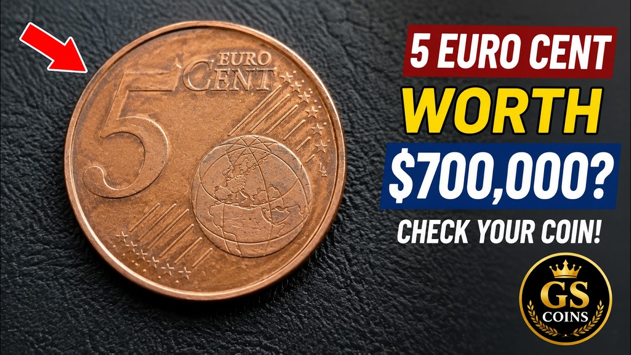 Монета 5 евроцентов стоит $700 000? 💰 Стоимость редкой монеты евро, которую стоит проверить! | GS...
