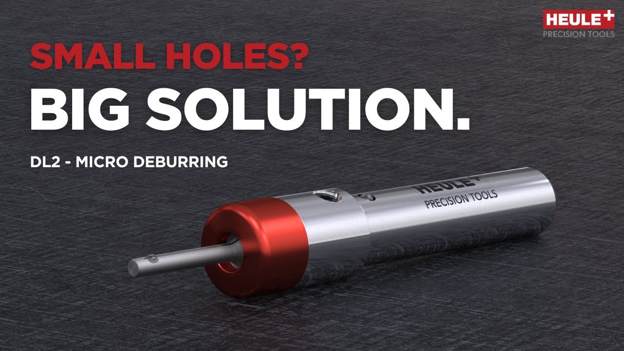 HEULE DL2: Small-Diameter Deburring Tool for Ø1–2 mm Bores