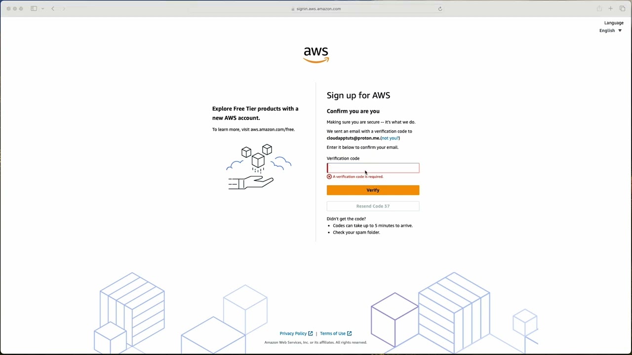 AWS Cloud App Development: 1. Setting up an AWS account