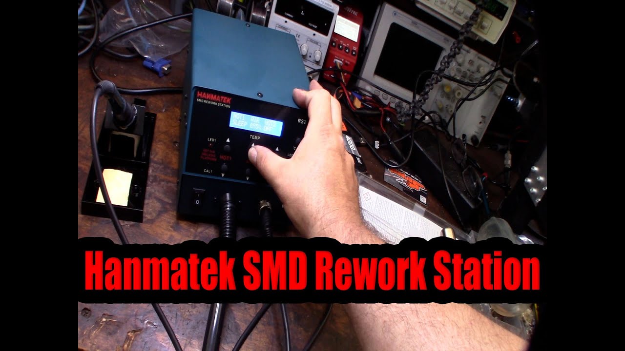 Hanmatek Durable 2 in 1 Hot Air Rework Station and Soldering Iron Station 800W with Internal fan